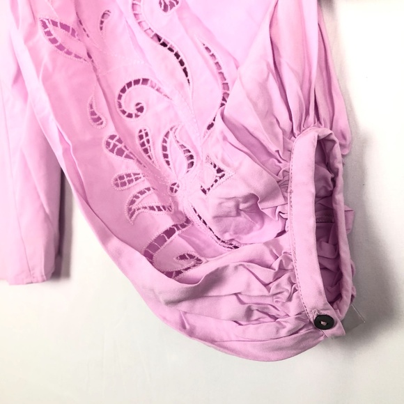 NWT Laundry by Shelli Segal Balloon Sleeve Blouse - Picture 8 of 10